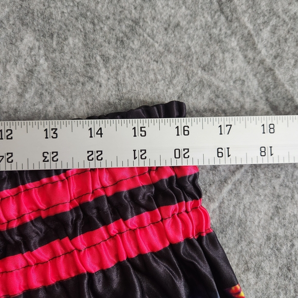 Ambush Muay Thai Shorts 3XL Horror Freddy Jason Scream Art Floral MMA Fighting - Picture 11 of 13